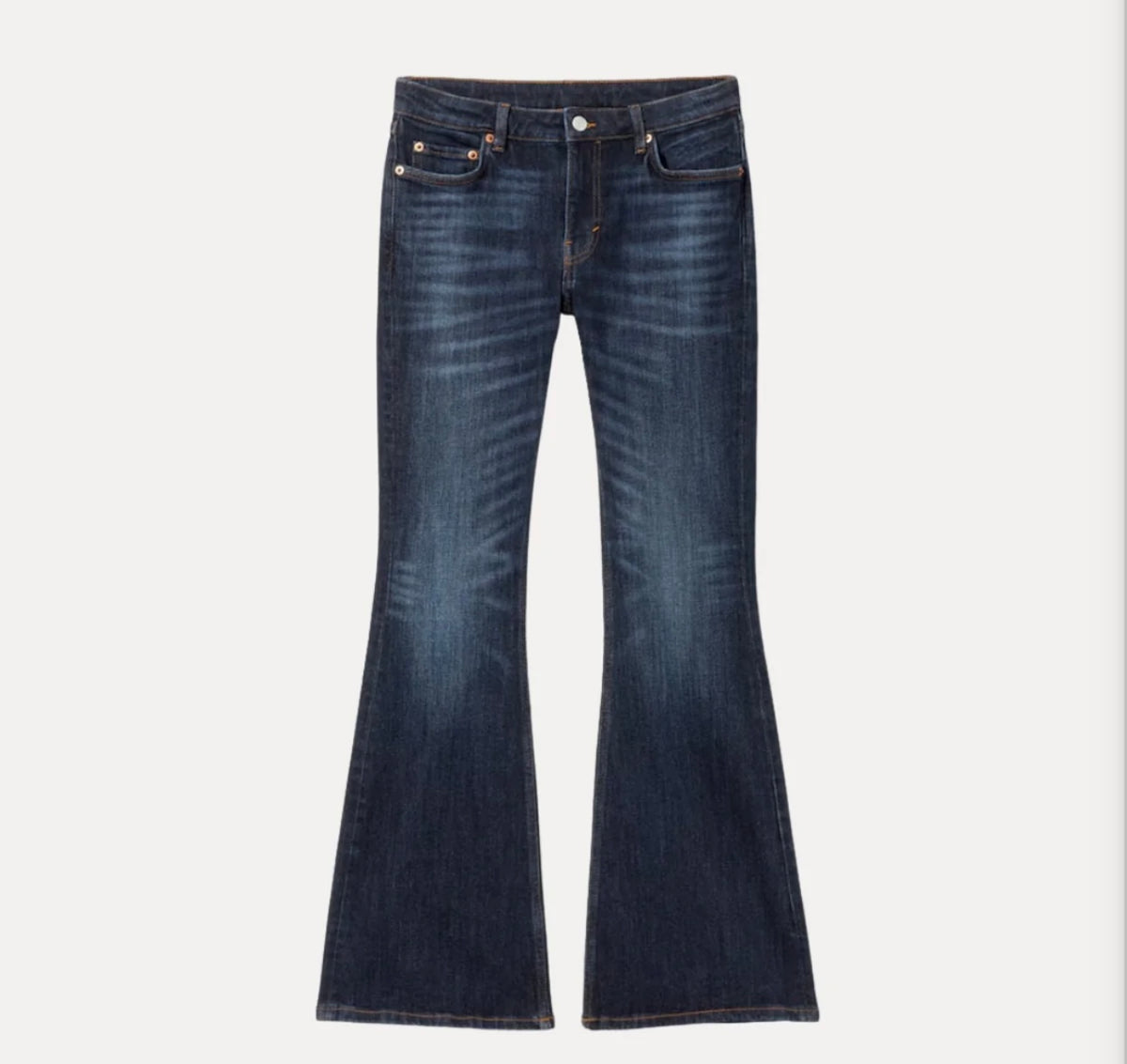 LOW RISE SLIM FLARED JEANS
