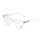 Blaulichtfilterbrille mit Muster