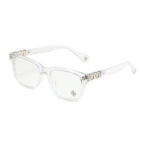 Blaulichtfilterbrille mit Muster