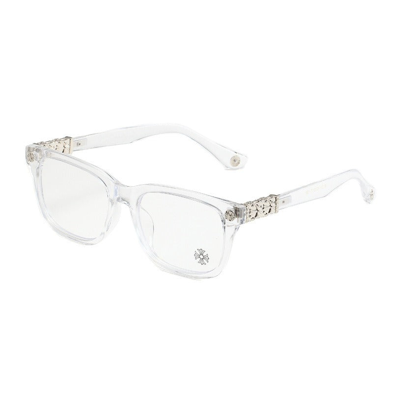 Blaulichtfilterbrille mit Muster