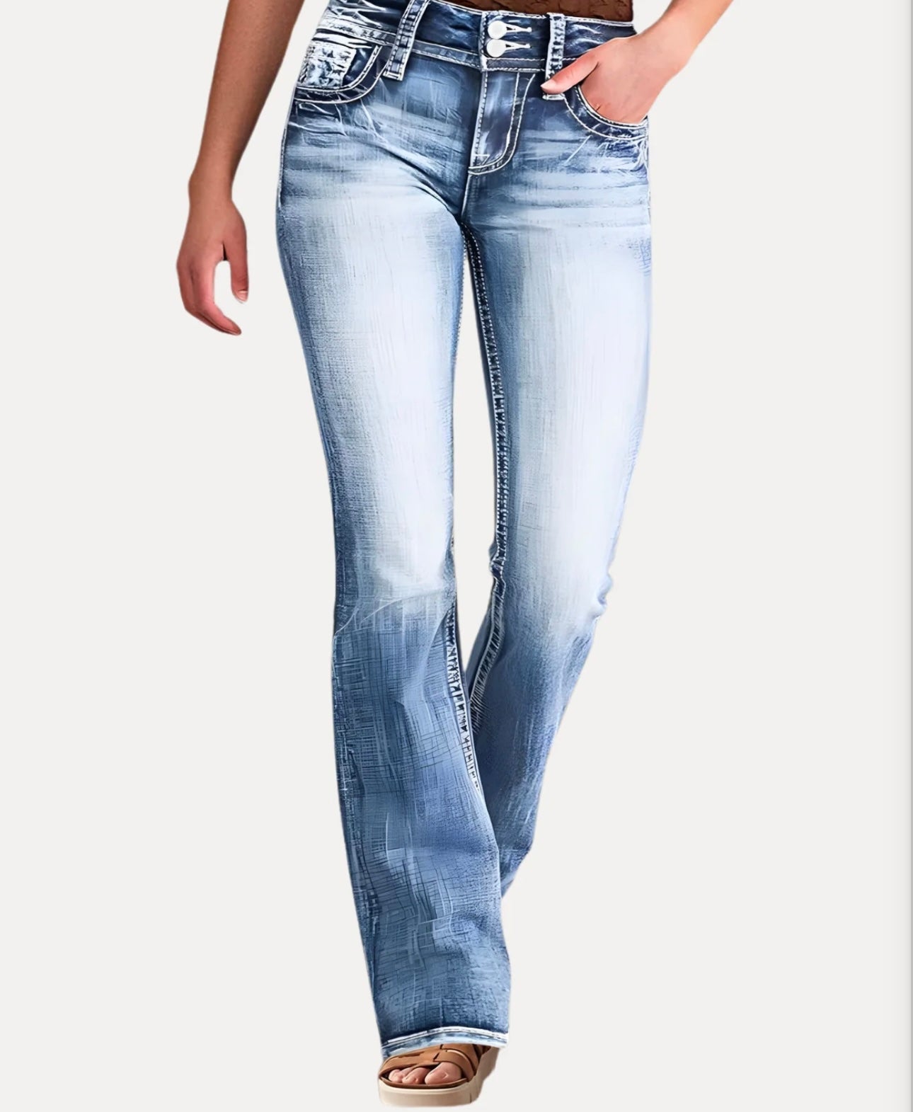 FROST FLARED JEANS