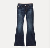 LOW RISE SLIM FLARED JEANS