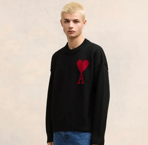 Ami Sweatshirt mit gesticktem A-HERZ